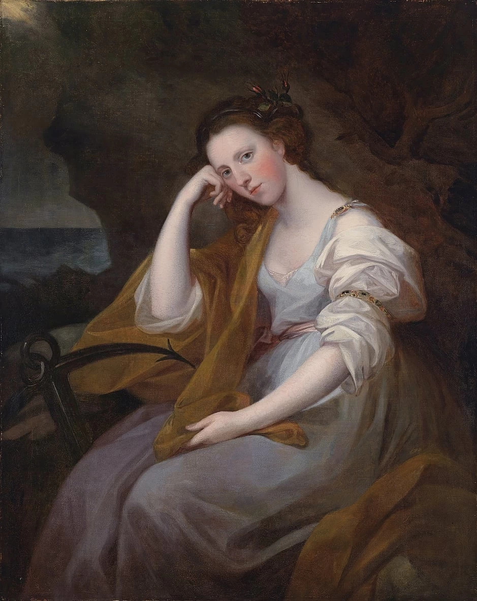 Angelika Kauffmann - 175, Ritratto di Lady Louisa Leveson Gower as Spes (Dea della speranza)